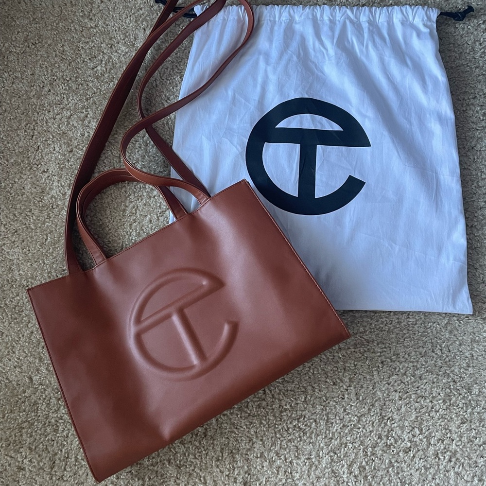 Telfar Medium Tan Shopping Bag